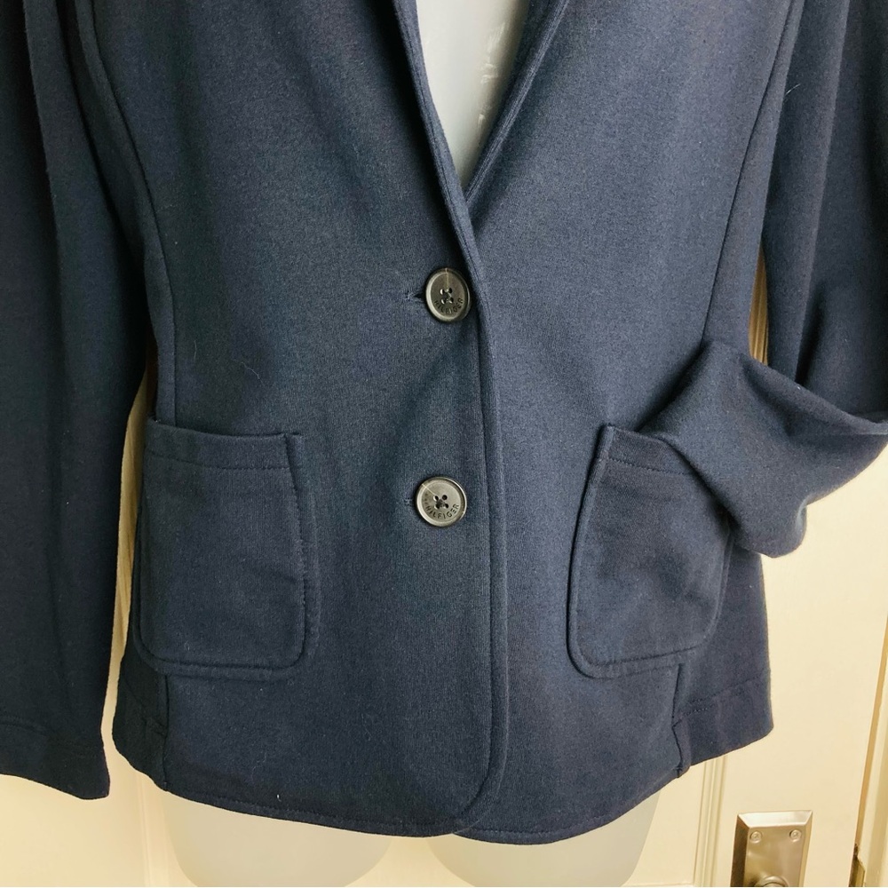 Tommy Hilfiger French Terry Knit Nautical Blazer M - Picture 7 of 17